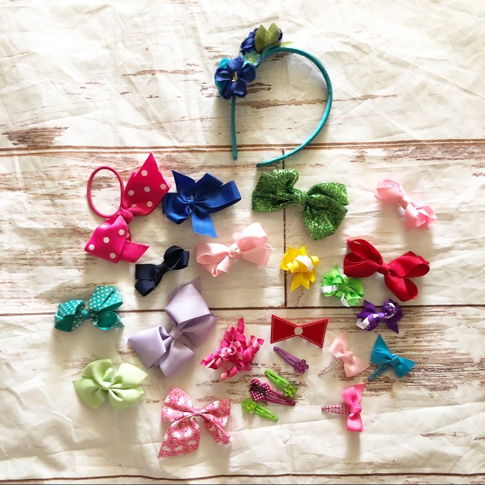 Bows and Headband Lot